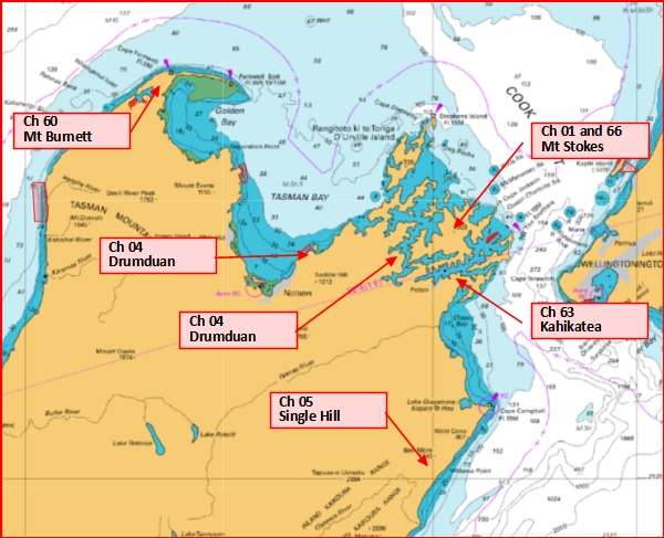 repeater location map